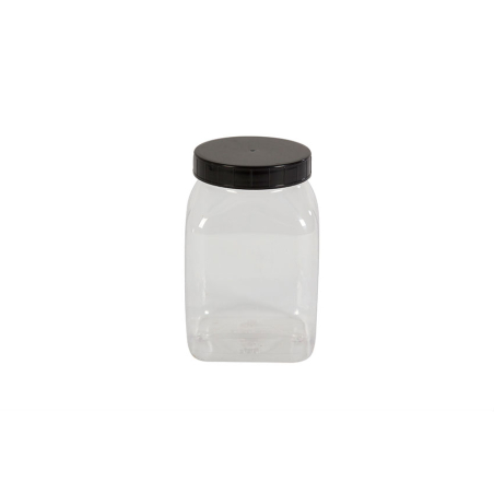Pot carre a large ouverture - 1000ml Serie 310 pvc/petg - KPE-1000-990 - Linum
