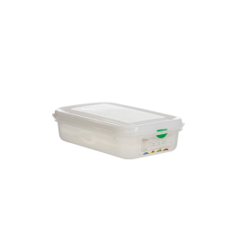 Gastronox 1/4 - profondeur 65mm - 1,8l Couvercle et clips inclus - GSX-1406-990 - Linum