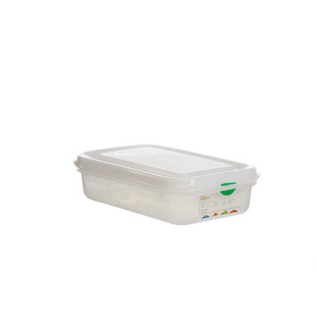 Gastronox 1/4 - profondeur 65mm - 1,8l Couvercle et clips inclus - GSX-1406-990 - Linum