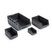 Bac a bec - serie 2000 345x207x165 mm - recycle noir - STR-2140-020 - Linum