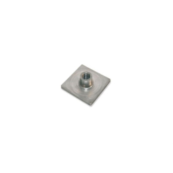 Platine a souder en acier inox aisi 304 Pour tube 35x35mm - filetage m10 - TSP-6135-000 - Linum