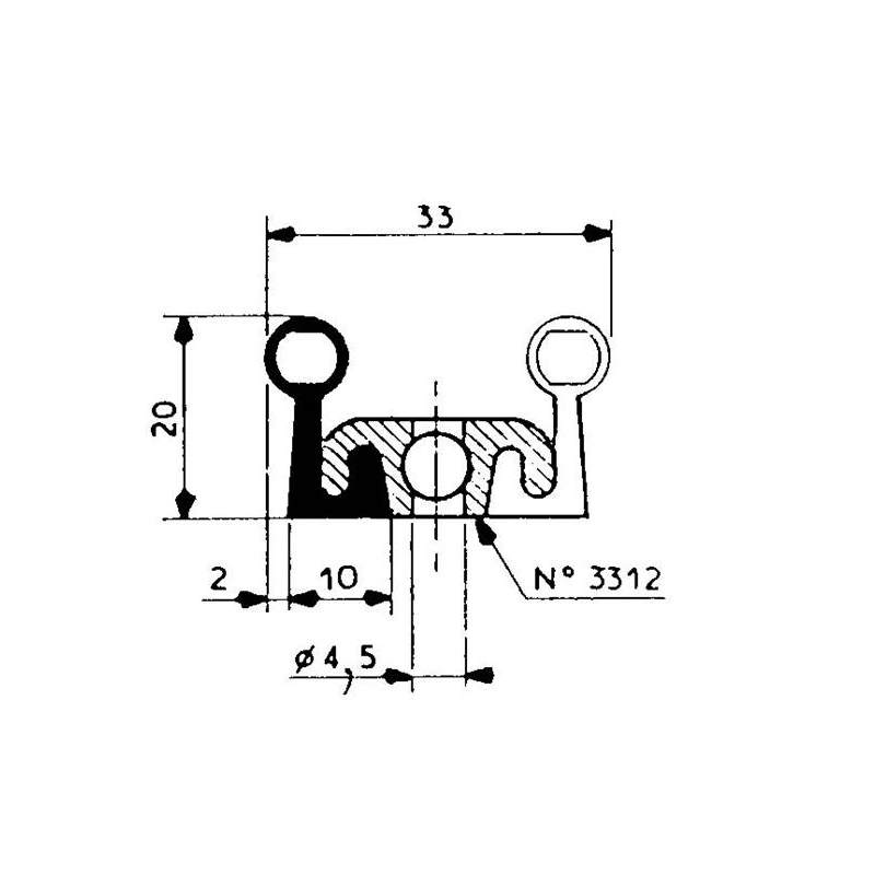 Bourrelet 2311  - FDG-2311-020 - Linum