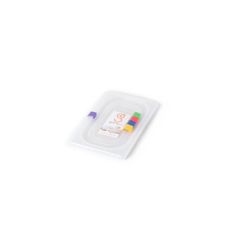Gn1/4 - couvercle hermetique Avec 5 clips - sans bpa - LPM-7014-990 - Linum