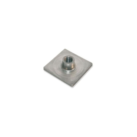 Platine a souder en acier inox aisi 304 Pour tube 40x40mm - filetage m12 - TSP-6240-000 - Linum