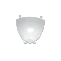 Coquille pour angle arrondi grand modele Aluminium - CRC-9013-306 - Linum