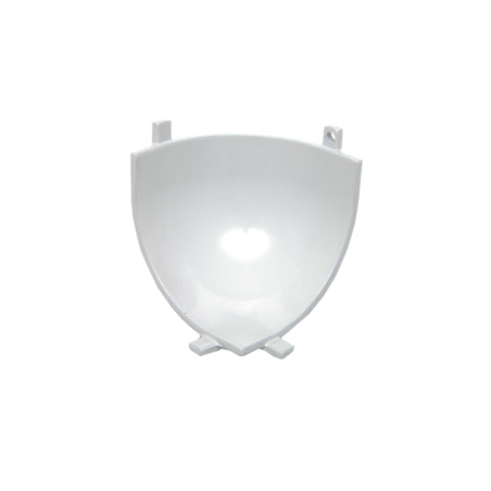 Coquille pour angle arrondi grand modele Aluminium - CRC-9013-306 - Linum
