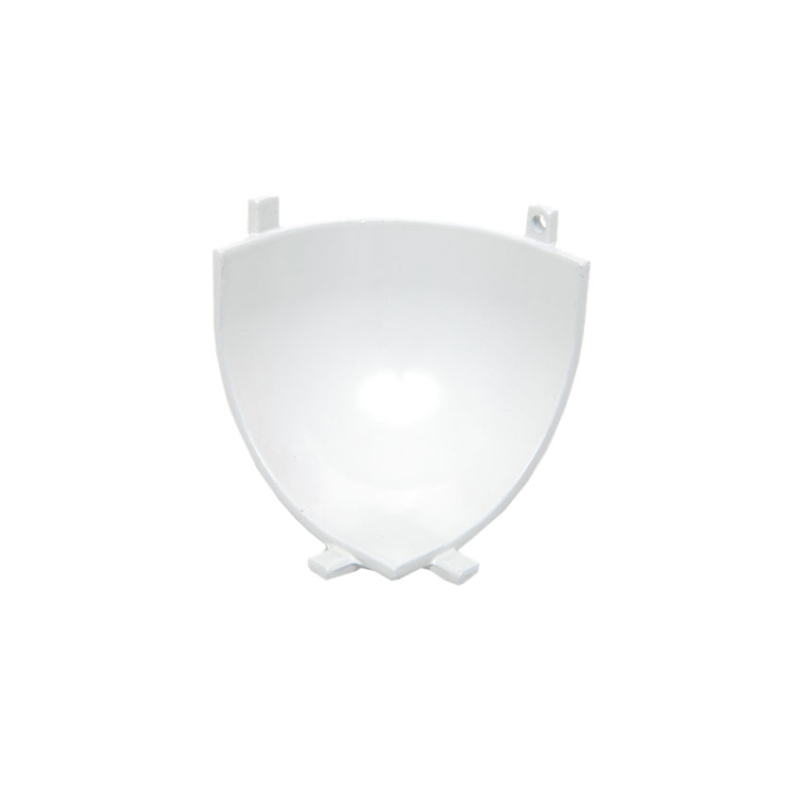 Coquille pour angle arrondi grand modele Aluminium - CRC-9013-307 - Linum