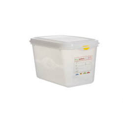 Gastronox 1/4 - profondeur 150mm - 4,3l Couvercle et clips inclus - GSX-1415-990 - Linum