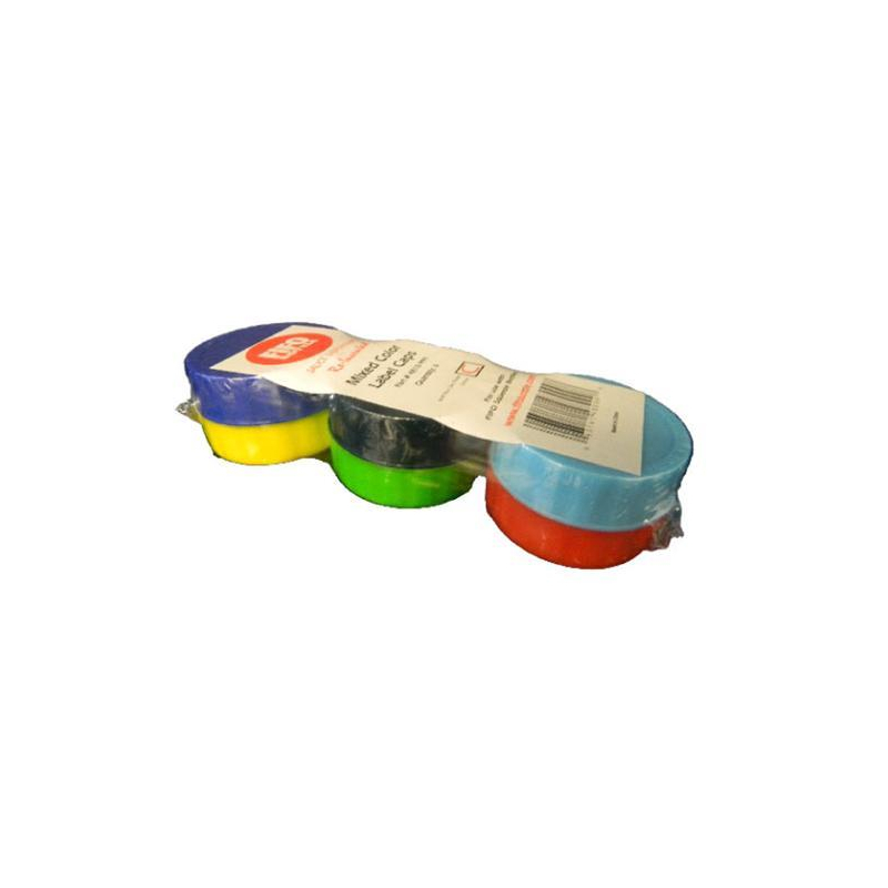 Jeu de couvercles a vis en 6 couleurs 6pce/pck - FFO-3206-000 - Linum