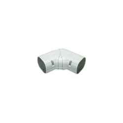Clean duct 75 - coude plat ajustable 45&deg; - 90&deg; - DIN-1227-311 - Linum