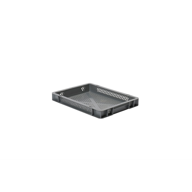Euronorm 400x300x50 mm - standard Fond & cotes ajoures - RTP-4050-050 - Linum
