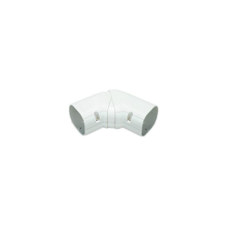 Clean duct 75 - coude plat ajustable 45&deg; - 90&deg; - DIN-1227-303 - Linum