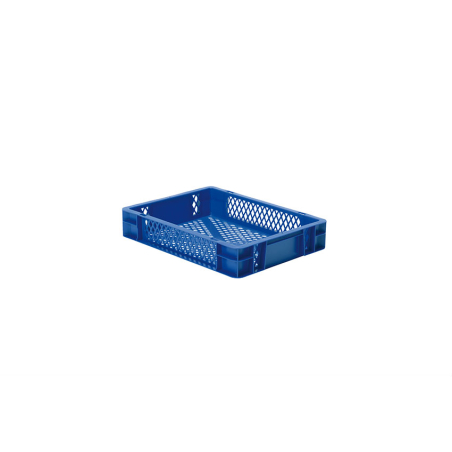Euronorm 400x300x75 mm - standard Fond & cotes ajoures - RTP-4070-060 - Linum