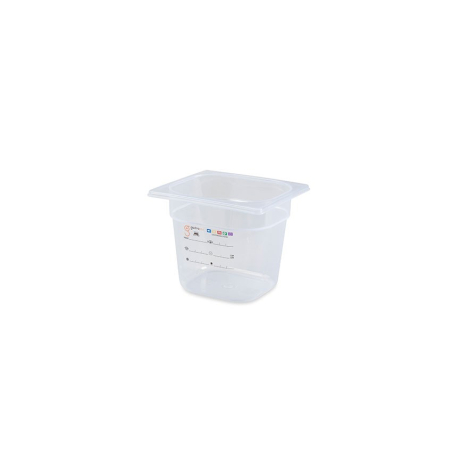 Gn1/6 - profondeur 150 mm (haccp) Sans bpa - label iml - sans couvercle - LPM-1615-990 - Linum