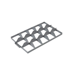 Budget line euronorm separateur 3x5 cases (en haut) - &oslash;106mm - SEB-1501-050 - Linum
