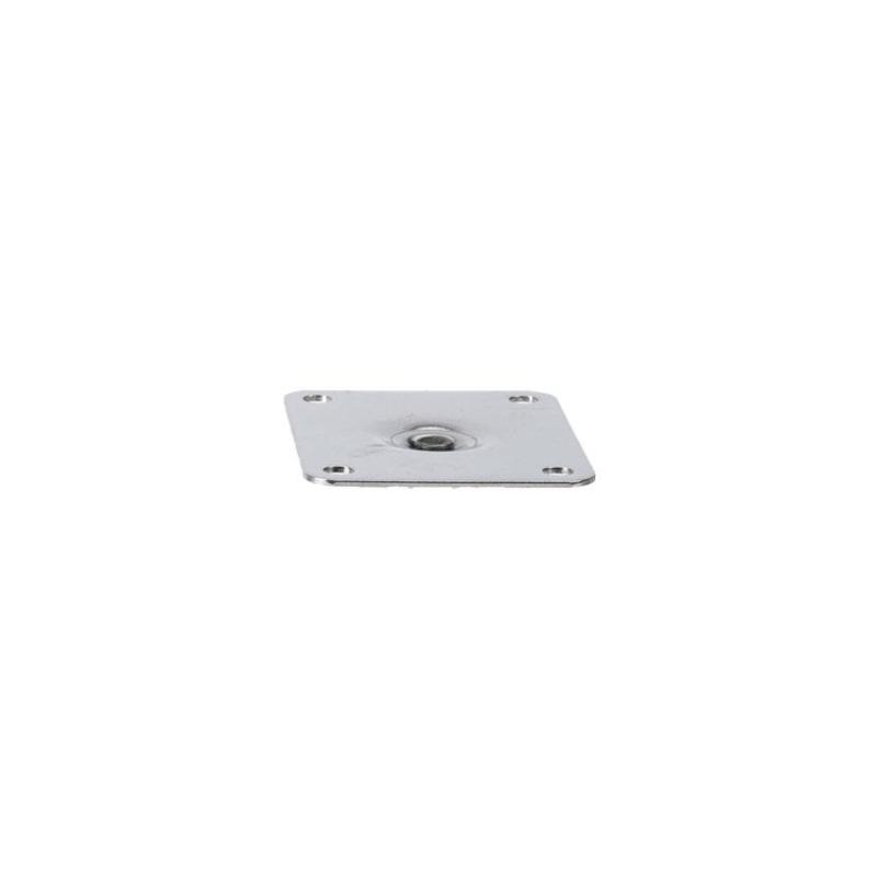 Platine inox pour pieds serie a Dim. 102x80x2mm - entre axe 80x60mm - LSP-9000-000 - Linum
