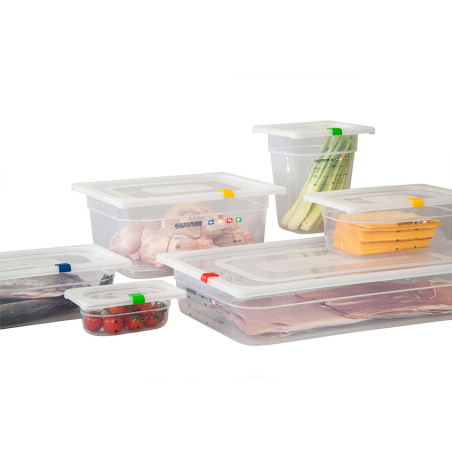 Gn1/6 - profondeur 200 mm (haccp) Sans bpa - label iml - sans couvercle - LPM-1620-990 - Linum