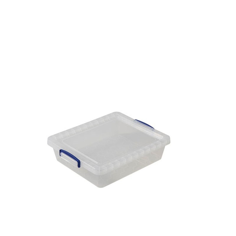 Box transparent - couvercle incl. 460x383x113 mm - 10,50l - emboit. - RUN-1000-990 - Linum