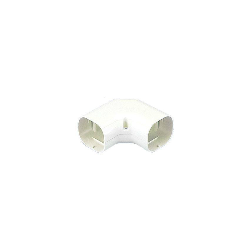Clean duct 75 - coude plat 90&deg; long  - DIN-1225-303 - Linum