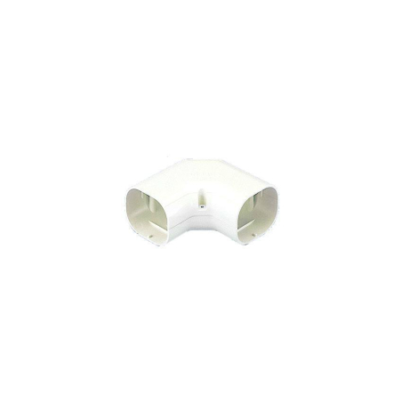 Clean duct 75 - coude plat 90&deg; long  - DIN-1225-303 - Linum