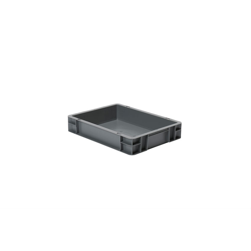 Euronorm 400x300x75 mm - standard Fond & cotes pleins - RTC-4070-050 - Linum