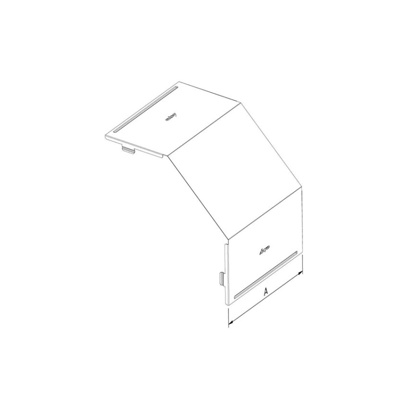 Couvercle coude ext&eacute;rieure 100mm Sendzimir - CSS-8490-000 - Linum