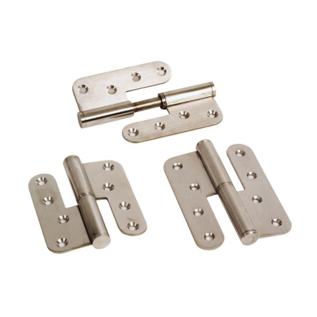 Paumele inox degondable - 100x86x3mm Droite - HWH-5180-000 - Linum