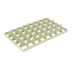 Euronorm separateur 5x8 cases (en bas) &Oslash;65mm - SEG-4000-093 - Linum