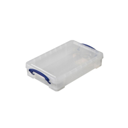 Box transparent - couvercle incl. 395x255x88 mm - 4l (a4) - RUB-0400-990 - Linum