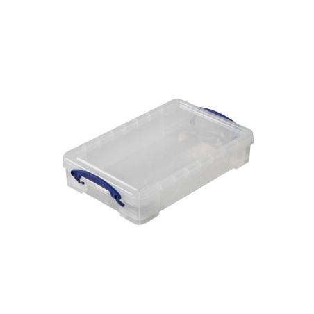 Box transparent - couvercle incl. 395x255x88 mm - 4l (a4) - RUB-0400-990 - Linum