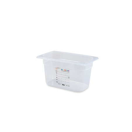 Gn1/4 - profondeur 150 mm (haccp) Sans bpa - label iml - sans couvercle - LPM-1415-990 - Linum