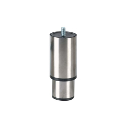 Pied reglable inox - 145mmh Tige m10 - semelle synth. Noire - LSP-3310-020 - Linum