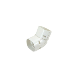 Clean duct 75 - coude vertic. Ajustable 45&deg; - 90&deg; - DIN-1224-303 - Linum