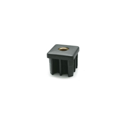 Embase pour pied a tige filetee 40x40x1.2mm m10 h38mm 6000n - TSP-2140-020 - Linum