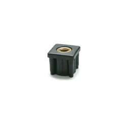 Embase pour pied a tige filetee 40x40x1.2mm m12 h38mm 6000n - TSP-2240-020 - Linum