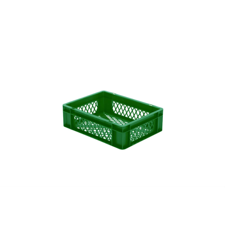Euronorm 400x300x120 mm - standard Fond & cotes ajoures - RTP-4120-040 - Linum