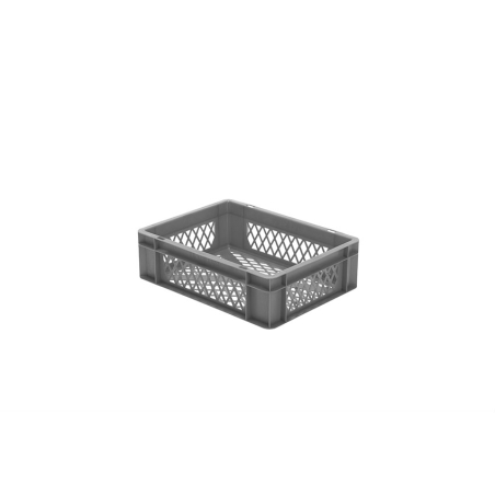 Euronorm 400x300x120 mm - standard Fond & cotes ajoures - RTP-4120-050 - Linum