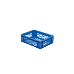 Euronorm 400x300x120 mm - standard Fond & cotes ajoures - RTP-4120-060 - Linum