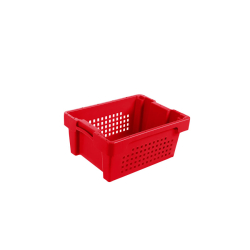 Rota bac de stockage 14l - 400x300x170mm Fond plein & cotes ajoures - NRD-4175-070 - Linum