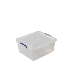 Box transparent - couvercle incl. 460x383x195 mm - 17,50l - emboit. - RUN-1700-990 - Linum