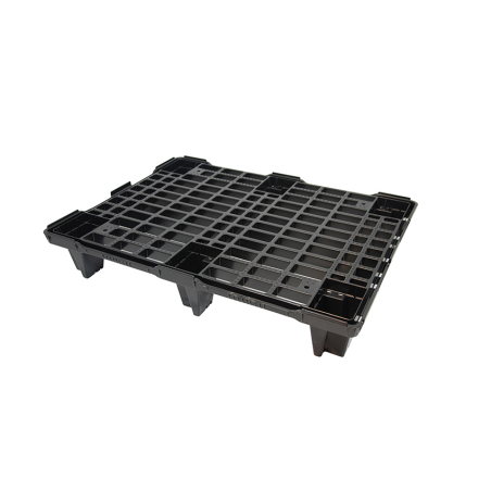 Palette export - 600x800x130mm - rec 6 pieds - plateau ajoure - extra legere - PXP-6101-022 - Linum