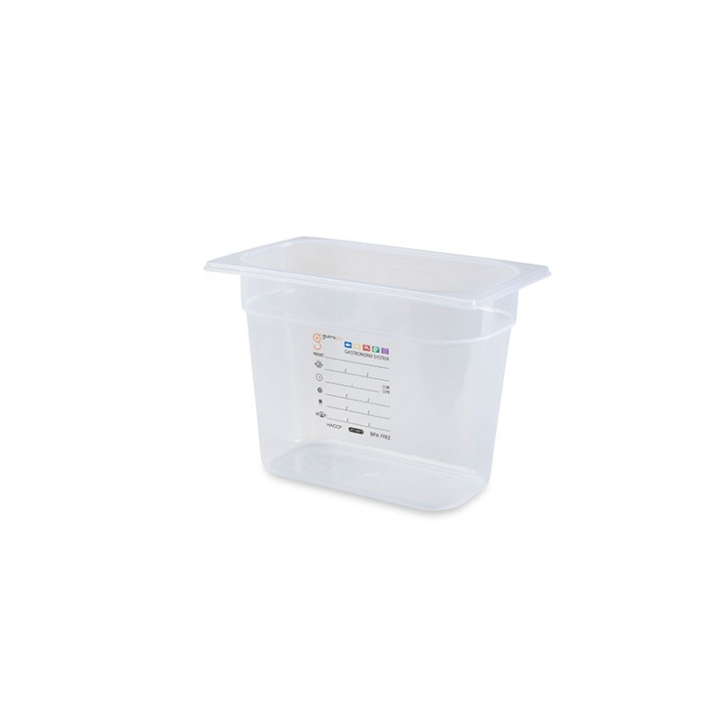 Gn1/4 - profondeur 200 mm (haccp) Sans bpa - label iml - sans couvercle - LPM-1420-990 - Linum