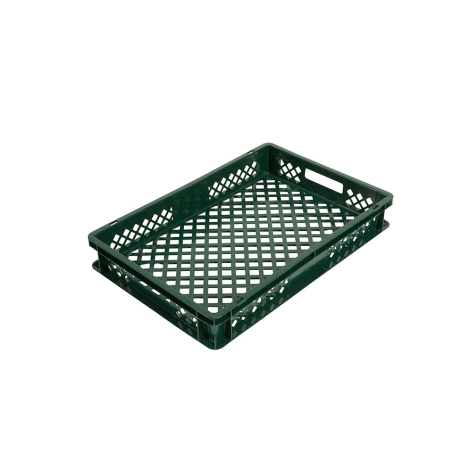 Bac a pain euro 600x400x90mm - 17l Fond & cotes perfores - GBP-6092-040 - Linum