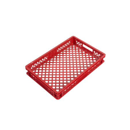 Bac a pain euro 600x400x90mm - 17l Fond & cotes perfores - GBP-6092-070 - Linum