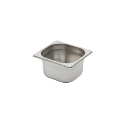 Gn1/6 - 100mm recipient inox Plein - premium line - LGI-1610-000 - Linum