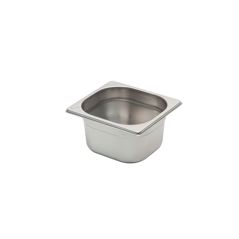 Gn1/6 - 100mm recipient inox Plein - premium line - LGI-1610-000 - Linum