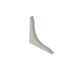 Embout pour grand angle arrondi Pvc - 10pce/pck - CRC-9203-306 - Linum