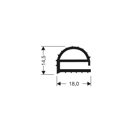 Profil plat  - JPF-0161-050 - Linum