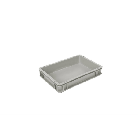 Euronorm 400x300x80 mm - renforce Fond & cotes pleins - CMC-4085-050 - Linum