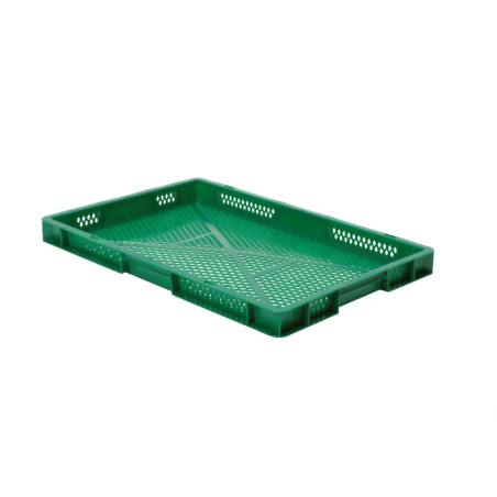 Euronorm 600x400x50 mm - standard Fond & cotes ajoures - RTP-6050-040 - Linum